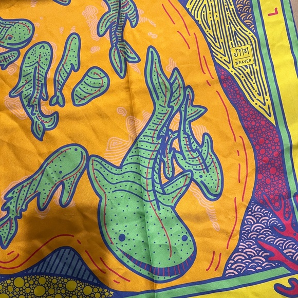 Jim Weaver Vintage Silk Scarf - Picture 9 of 11